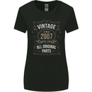 16th Birthday Limited Edition 2007 Womens Wider Cut T-Shirt Black