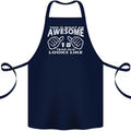 18th Birthday 18 Year Old This Is What Cotton Apron 100% Organic Navy Blue