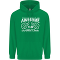 18th Birthday 18 Year Old This Is What Mens 80% Cotton Hoodie Irish Green
