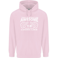 18th Birthday 18 Year Old This Is What Mens 80% Cotton Hoodie Light Pink