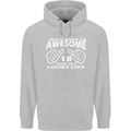 18th Birthday 18 Year Old This Is What Mens 80% Cotton Hoodie Sports Grey