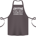 21st Birthday 21 Year Old This Is What Cotton Apron 100% Organic Dark Grey