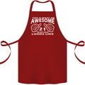 21st Birthday 21 Year Old This Is What Cotton Apron 100% Organic Maroon