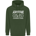 21st Birthday 21 Year Old This Is What Mens 80% Cotton Hoodie Forest Green