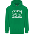 21st Birthday 21 Year Old This Is What Mens 80% Cotton Hoodie Irish Green