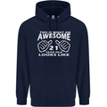 21st Birthday 21 Year Old This Is What Mens 80% Cotton Hoodie Navy Blue