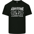 21st Birthday 21 Year Old This Is What Mens Cotton T-Shirt Tee Top Black