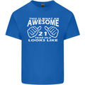 21st Birthday 21 Year Old This Is What Mens Cotton T-Shirt Tee Top Royal Blue