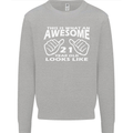 21st Birthday 21 Year Old This Is What Mens Sweatshirt Jumper Sports Grey