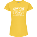21st Birthday 21 Year Old This Is What Womens Petite Cut T-Shirt Yellow