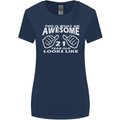 21st Birthday 21 Year Old This Is What Womens Wider Cut T-Shirt Navy Blue
