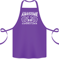 30th Birthday 30 Year Old This Is What Cotton Apron 100% Organic Purple
