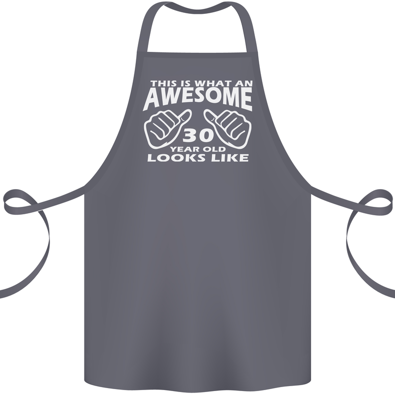 30th Birthday 30 Year Old This Is What Cotton Apron 100% Organic Steel