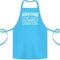 30th Birthday 30 Year Old This Is What Cotton Apron 100% Organic Turquoise