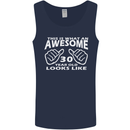 30th Birthday 30 Year Old This Is What Mens Vest Tank Top Navy Blue