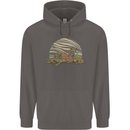 3 Bearded Dragons Mens 80% Cotton Hoodie Charcoal