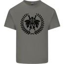 3 Sparta Helmets Bodybuilding Training Gym Mens Cotton T-Shirt Tee Top Charcoal