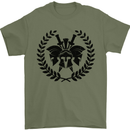 3 Sparta Helmets Bodybuilding Training Gym Mens T-Shirt 100% Cotton Military Green