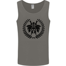 3 Sparta Helmets Bodybuilding Training Gym Mens Vest Tank Top Charcoal
