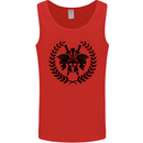 3 Sparta Helmets Bodybuilding Training Gym Mens Vest Tank Top Red