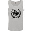 3 Sparta Helmets Bodybuilding Training Gym Mens Vest Tank Top Sports Grey