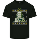4X4 Off-Roading Christmas Tree Funny Xmas Kids T-Shirt Childrens Black