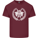 4 Sparta Helmets Training Gym Bodybuilding Mens Cotton T-Shirt Tee Top Maroon