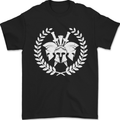 4 Sparta Helmets Training Gym Bodybuilding Mens T-Shirt 100% Cotton Black