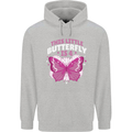 4 Year Old Birthday Butterfly 4th Childrens Kids Hoodie Sports Grey