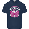 4 Year Old Birthday Butterfly 4th Kids T-Shirt Childrens Navy Blue
