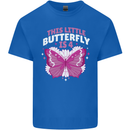 4 Year Old Birthday Butterfly 4th Kids T-Shirt Childrens Royal Blue