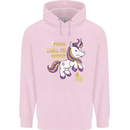 4 Year Old Birthday Girl Magical Unicorn 4th Childrens Kids Hoodie Light Pink