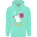 4 Year Old Birthday Girl Magical Unicorn 4th Childrens Kids Hoodie Peppermint