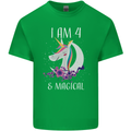 4 Year Old Birthday Magical Unicorn 4th Kids T-Shirt Childrens Irish Green