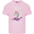 4 Year Old Birthday Magical Unicorn 4th Kids T-Shirt Childrens Light Pink