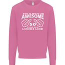 50th Birthday 50 Year Old This Is What Mens Sweatshirt Jumper Azalea