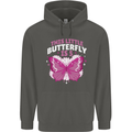 5 Year Old Birthday Butterfly 5th Childrens Kids Hoodie Storm Grey