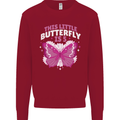 5 Year Old Birthday Butterfly 5th Kids Sweatshirt Jumper Red