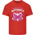 5 Year Old Birthday Butterfly 5th Kids T-Shirt Childrens Red