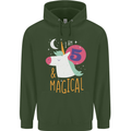 5 Year Old Birthday Girl Magical Unicorn 5th Childrens Kids Hoodie Forest Green
