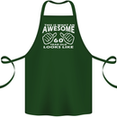 60th Birthday 60 Year Old This Is What Cotton Apron 100% Organic Forest Green