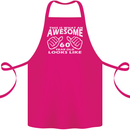 60th Birthday 60 Year Old This Is What Cotton Apron 100% Organic Pink