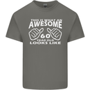 60th Birthday 60 Year Old This Is What Mens Cotton T-Shirt Tee Top Charcoal