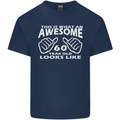 60th Birthday 60 Year Old This Is What Mens Cotton T-Shirt Tee Top Navy Blue