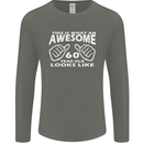 60th Birthday 60 Year Old This Is What Mens Long Sleeve T-Shirt Charcoal