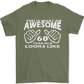 60th Birthday 60 Year Old This Is What Mens T-Shirt 100% Cotton Military Green