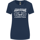 60th Birthday 60 Year Old This Is What Womens Wider Cut T-Shirt Navy Blue