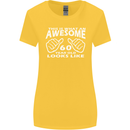 60th Birthday 60 Year Old This Is What Womens Wider Cut T-Shirt Yellow