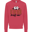 60th Birthday 60 is the New 21 Funny Kids Sweatshirt Jumper Heliconia