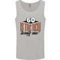 60th Birthday 60 is the New 21 Funny Mens Vest Tank Top Sports Grey